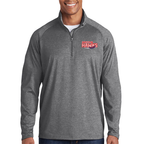 Heritage Hawks Logo Embroidered on a Sport-Tek® - Sport Wick ® Stretch 1/4 Zip Pullover Thumbnail