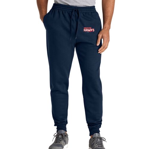 Heritage Hawks on a Jerzees ® - Ultimate Unisex CVC Ring Spun Pocket Jogger Thumbnail