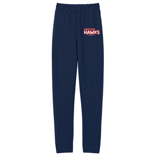 Heritage Hawks on a Jerzees ® - Youth NuBlend ® Jogger Sweatpant Thumbnail
