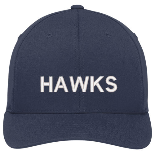 Heritage Hawks Logo Embroidered on a Port Authority®  - Flexfit ® Cotton Twill Cap Thumbnail