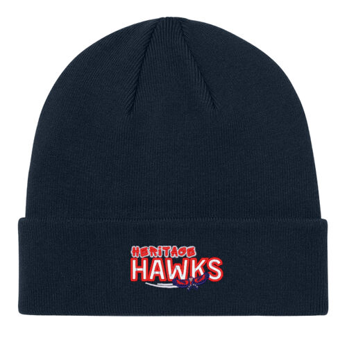 Heritage Hawks Logo Embroidered on a New Era® - Soft Blend Beanie Thumbnail